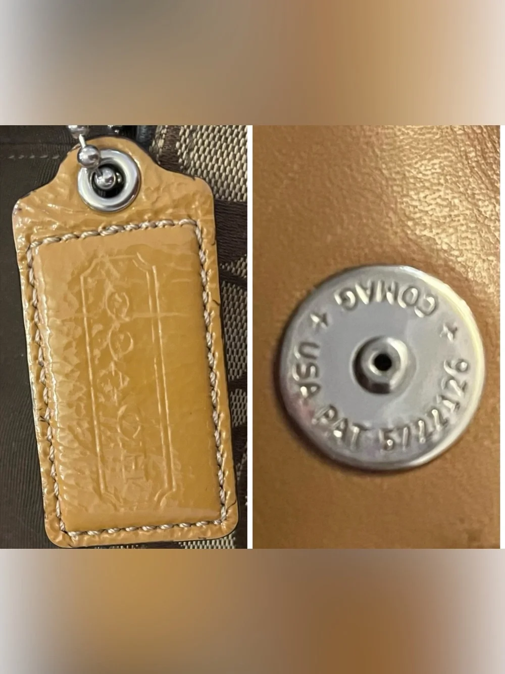 COACH Vintage Soho Signature Flap Shoulder Bag VTG Y2K (F15668)